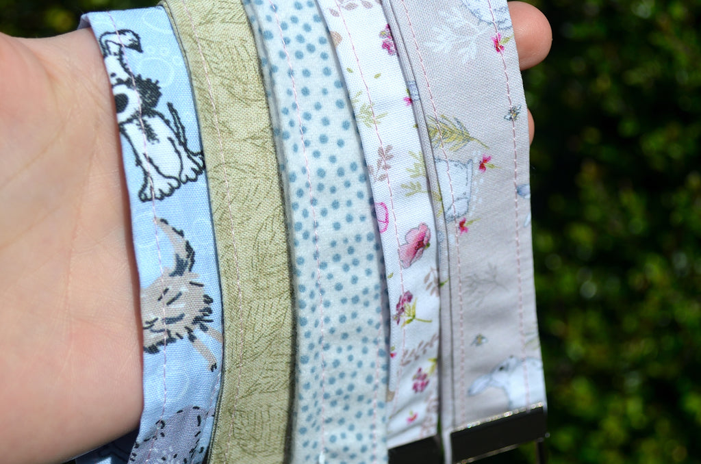 Floral Handmade Wristlet