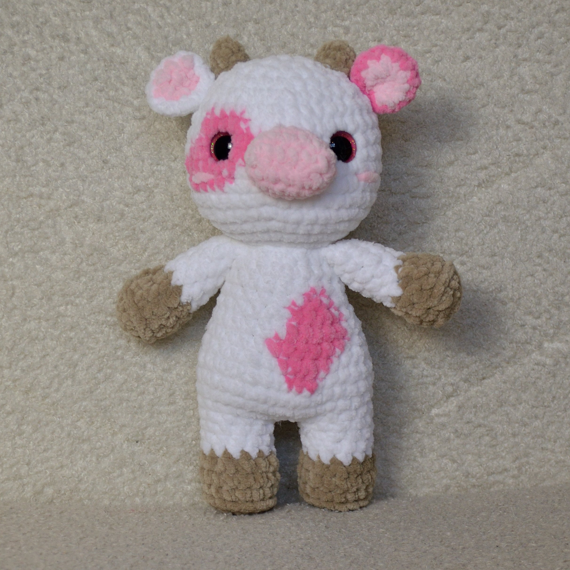 Standing Strawberry Cow