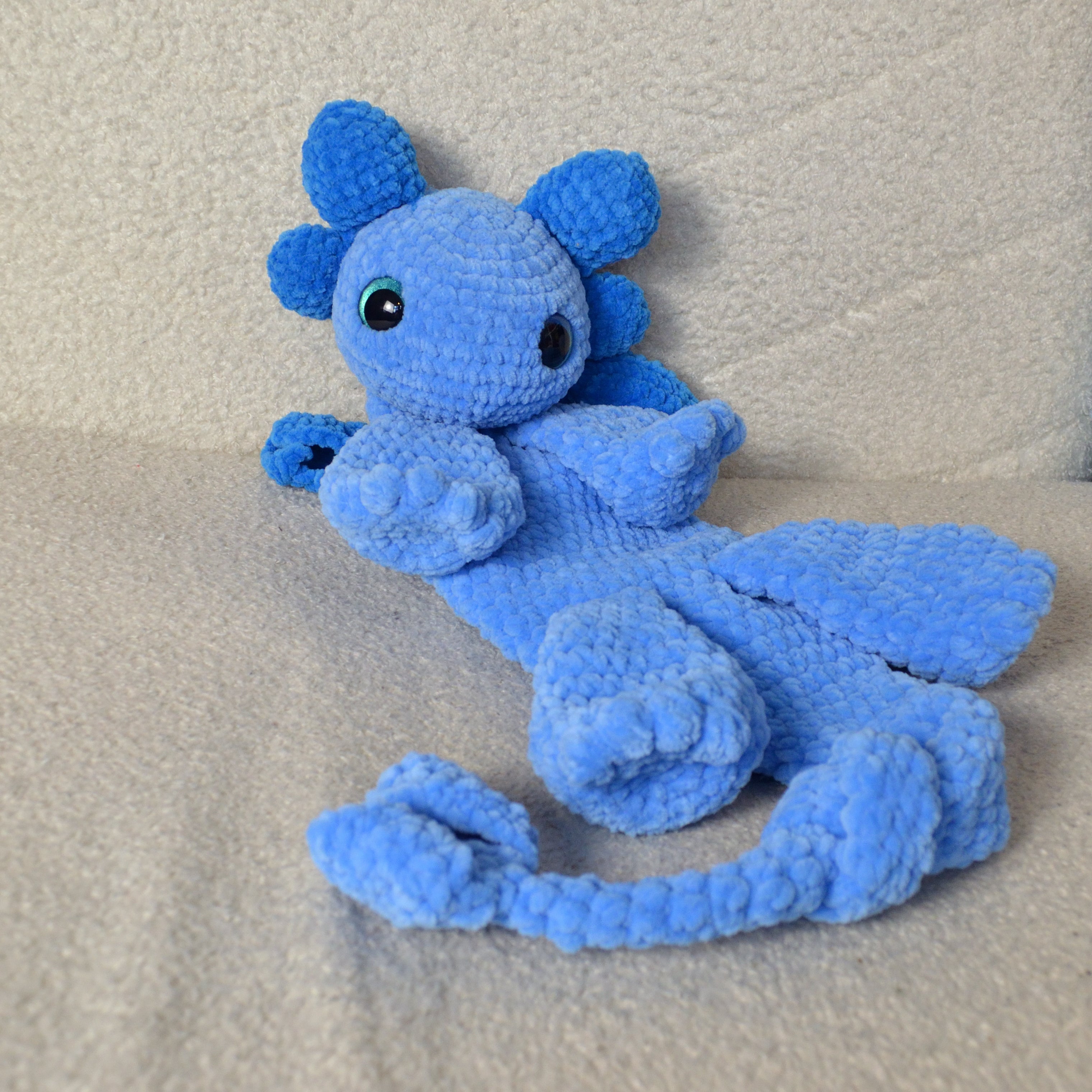 Handmade Crochet Dragon Snuggler
