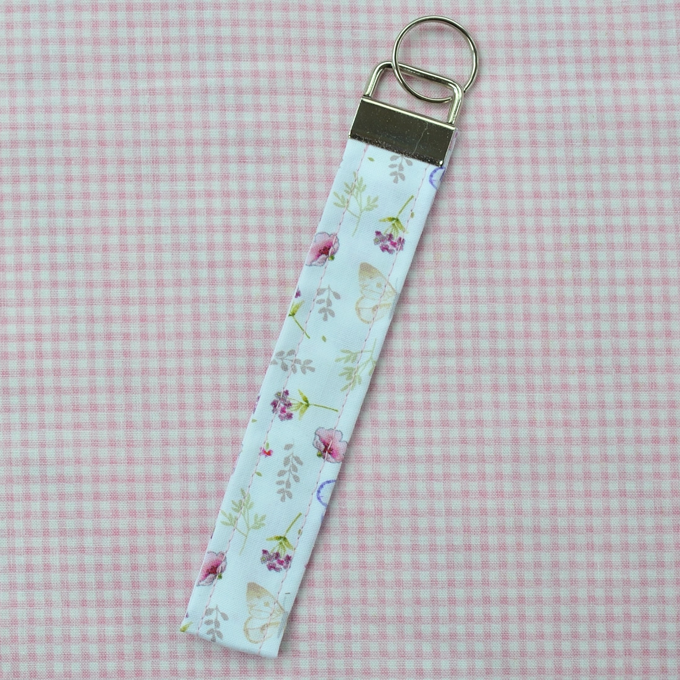 Floral Handmade Wristlet