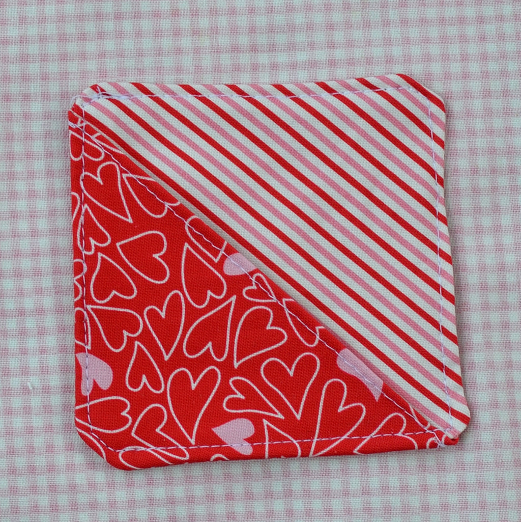 Mystery Fabric Corner Bookmark - Love Collection