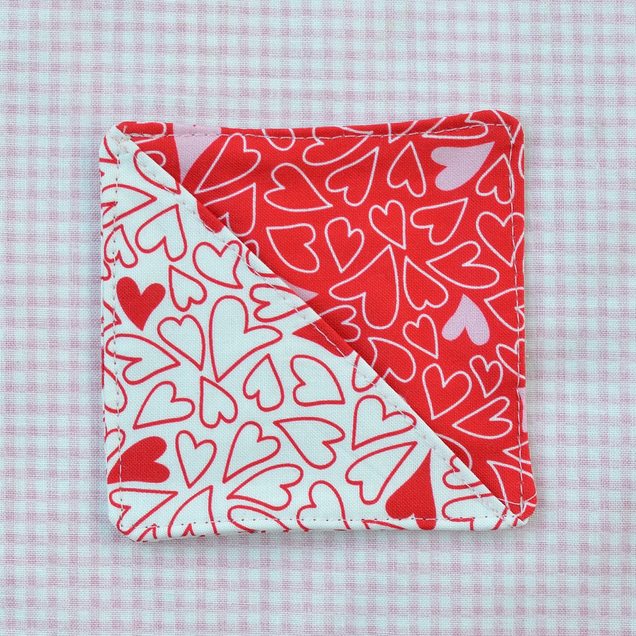 Mystery Fabric Corner Bookmark - Love Collection