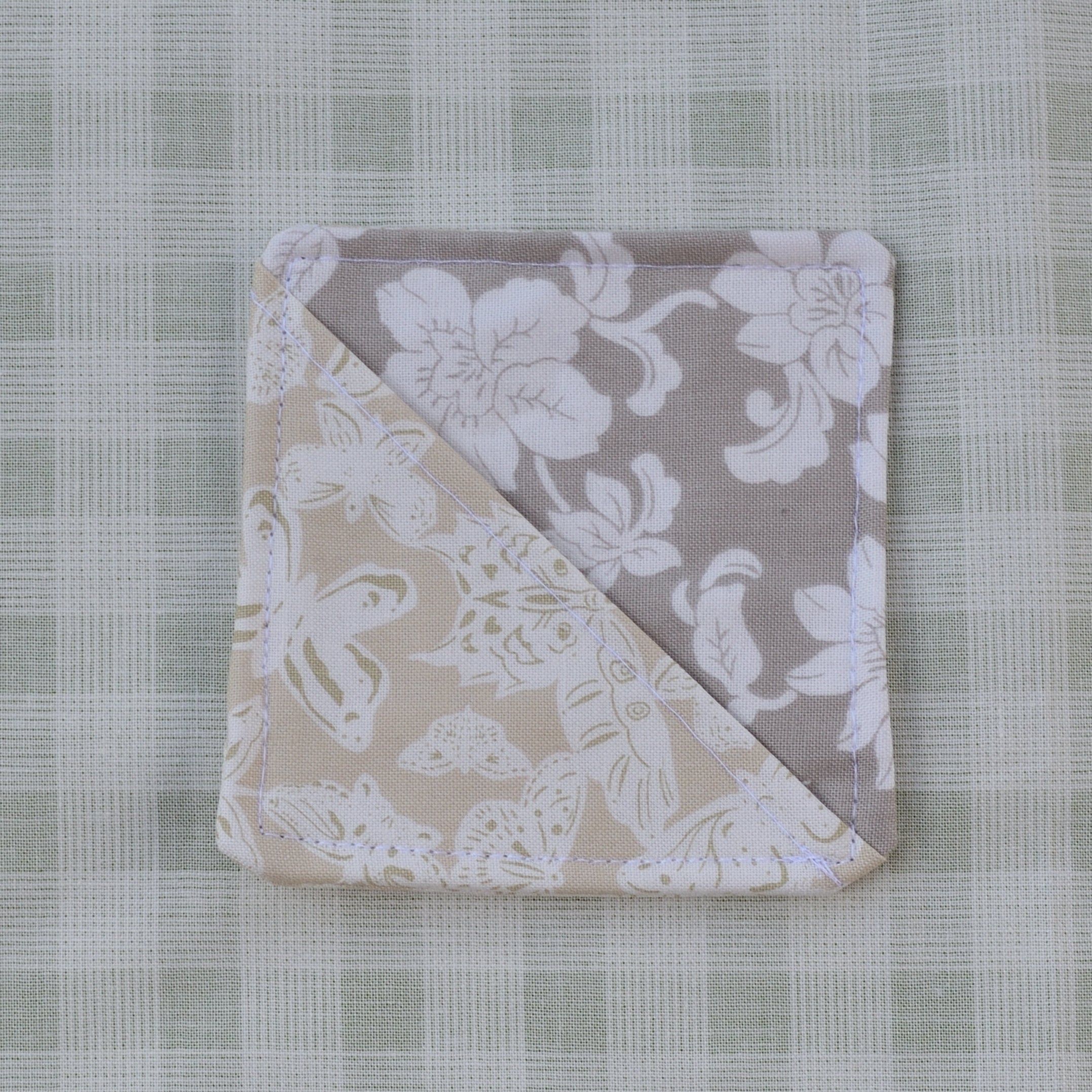 Mystery Fabric Corner Bookmark - Floral Collection