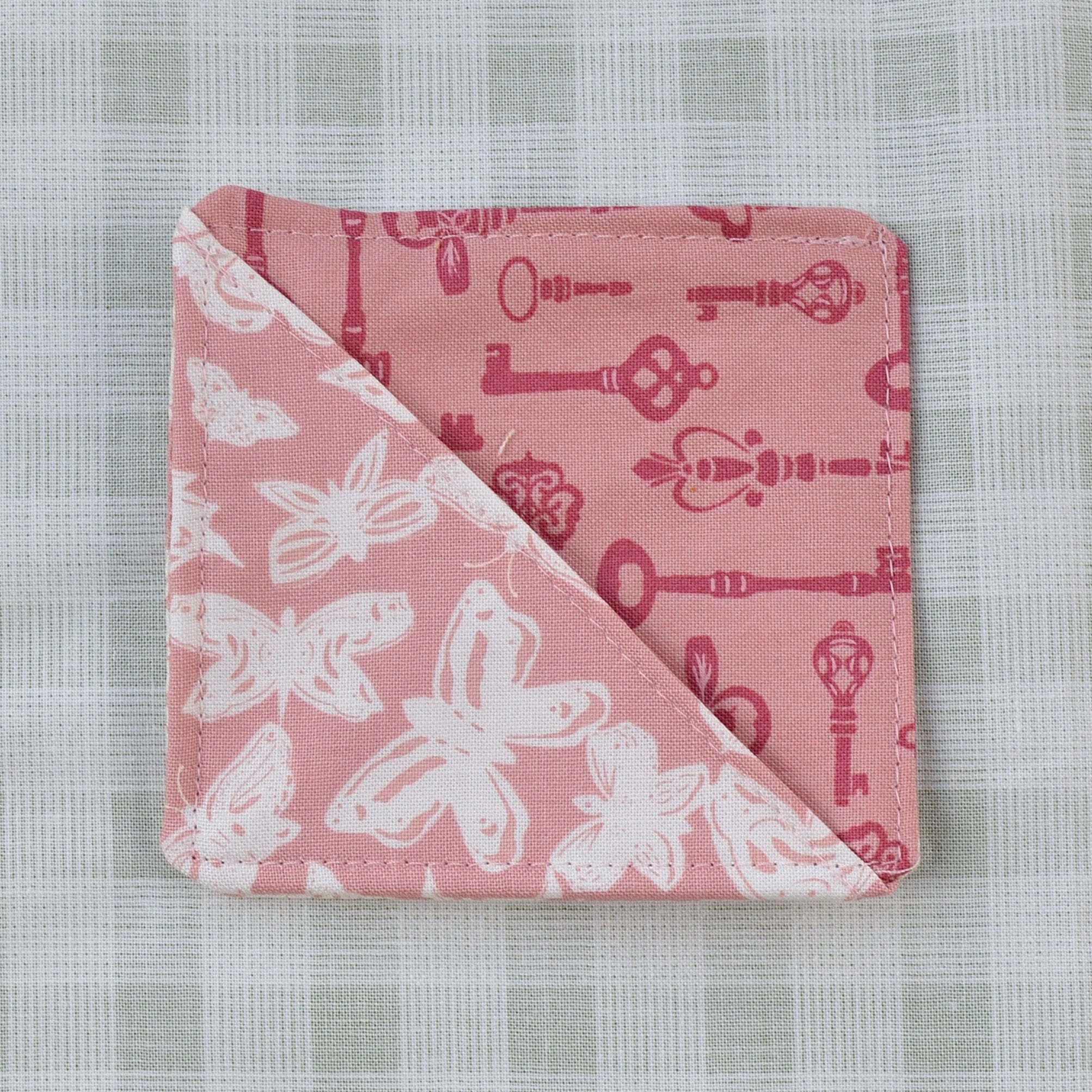 Mystery Fabric Corner Bookmark - Floral Collection