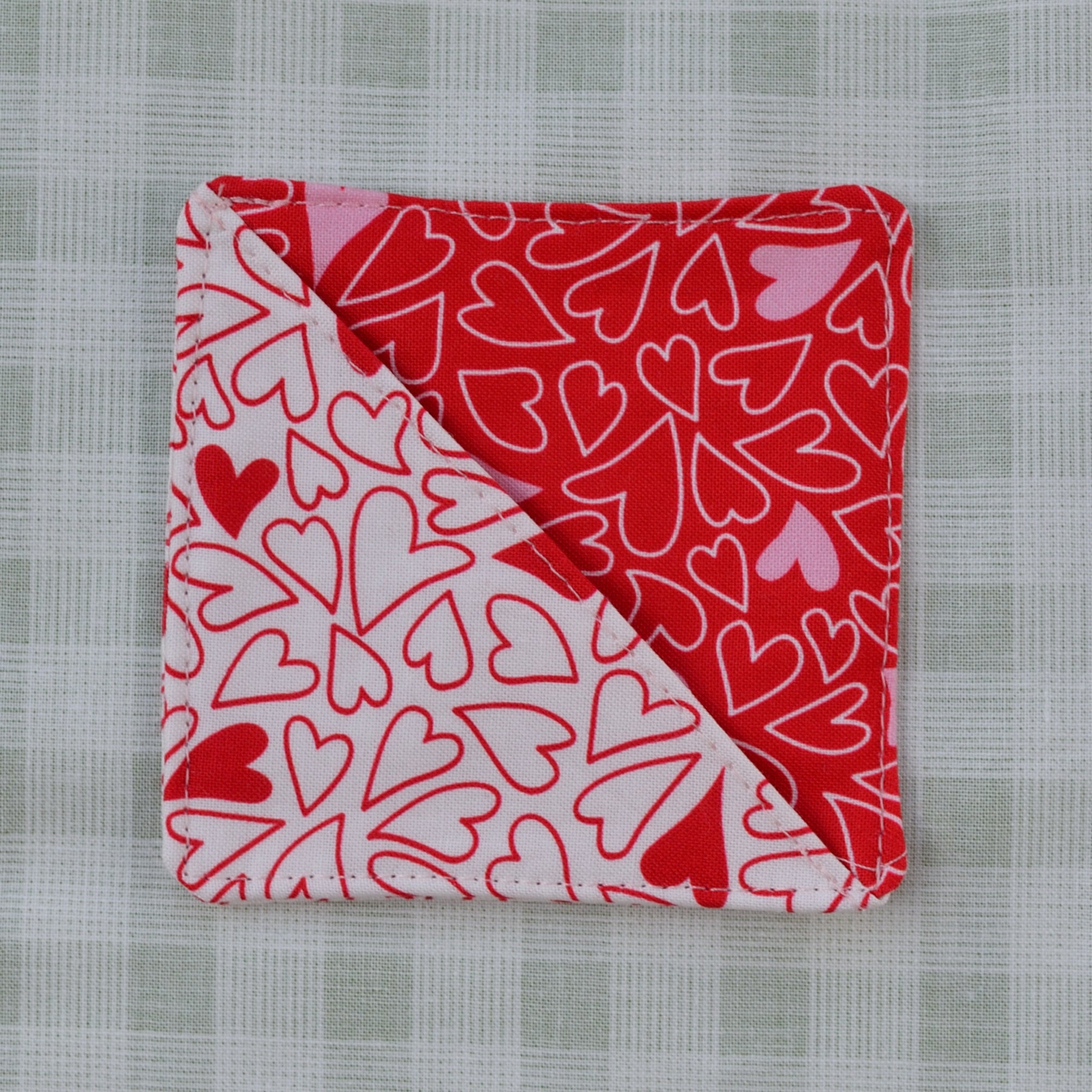 Mystery Fabric Corner Bookmark - Love Collection