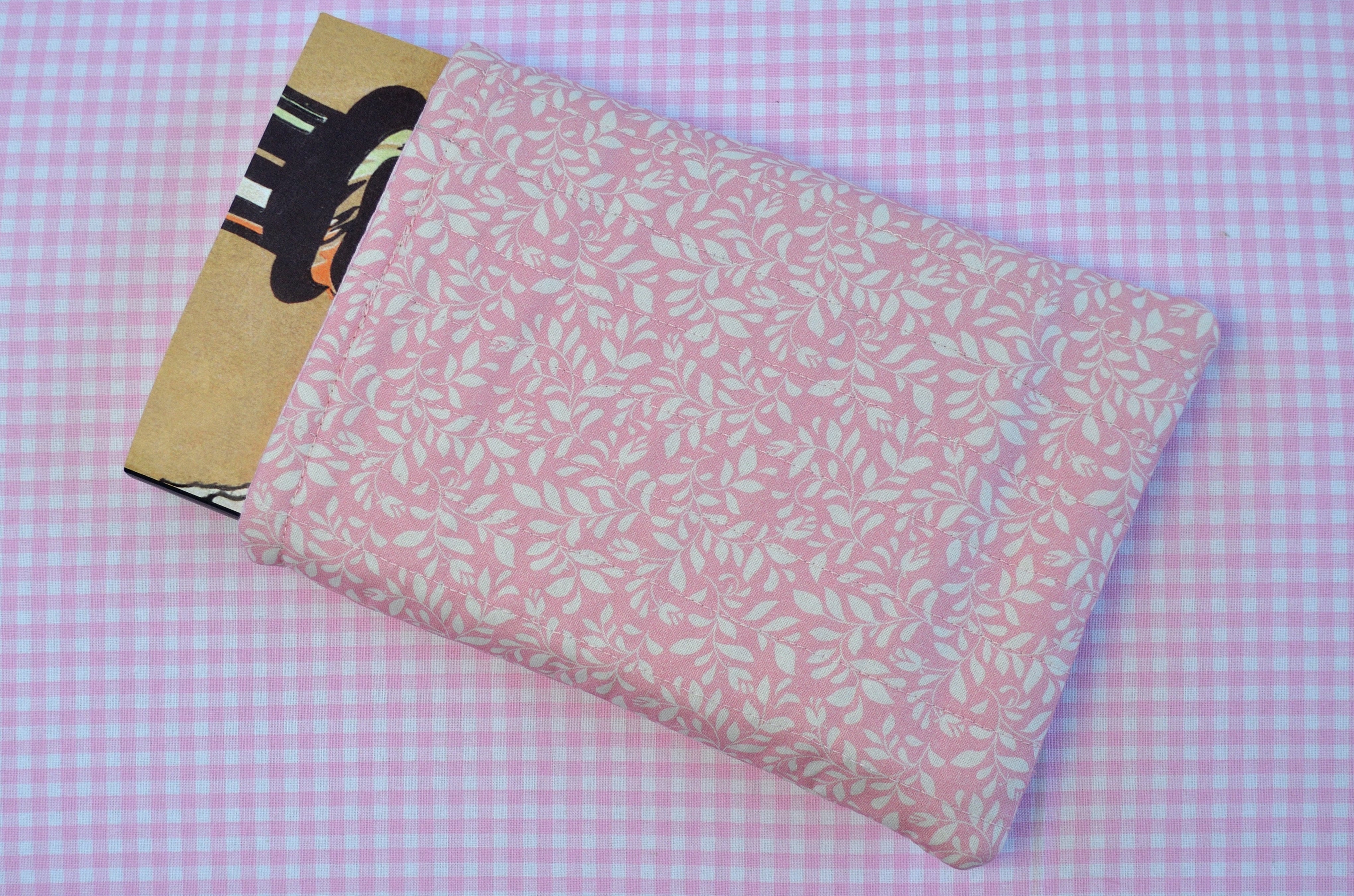 Pink Floral Book/E-book Sleeve