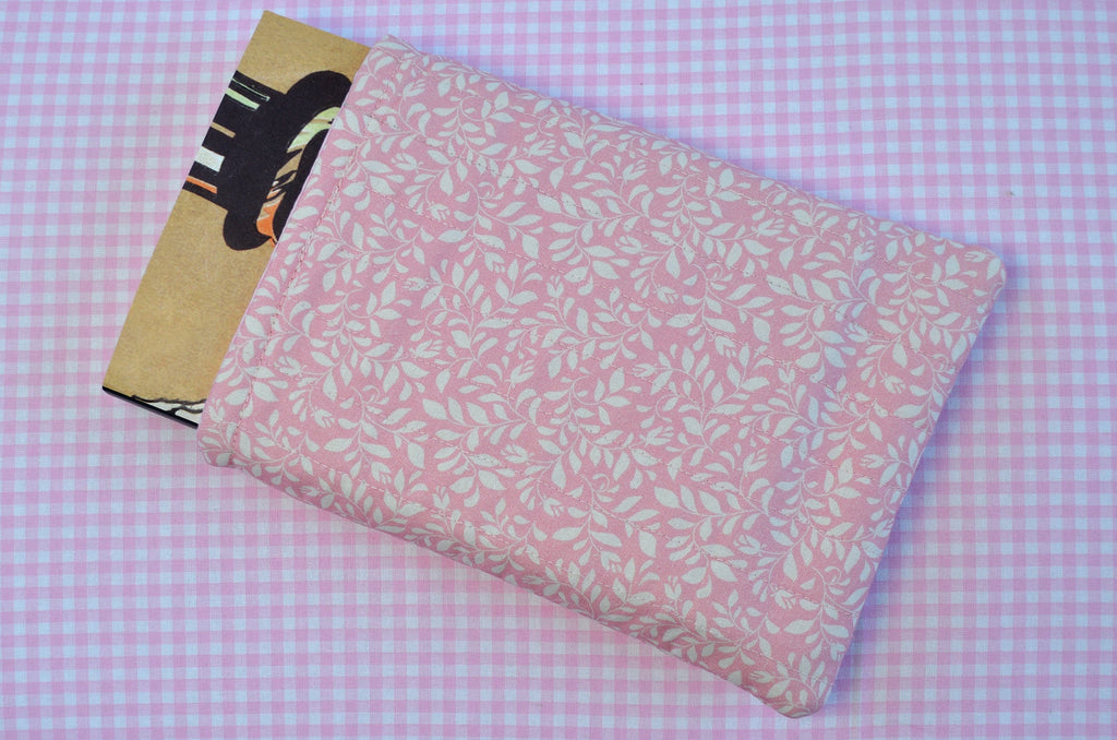 Pink Floral Book/E-book Sleeve