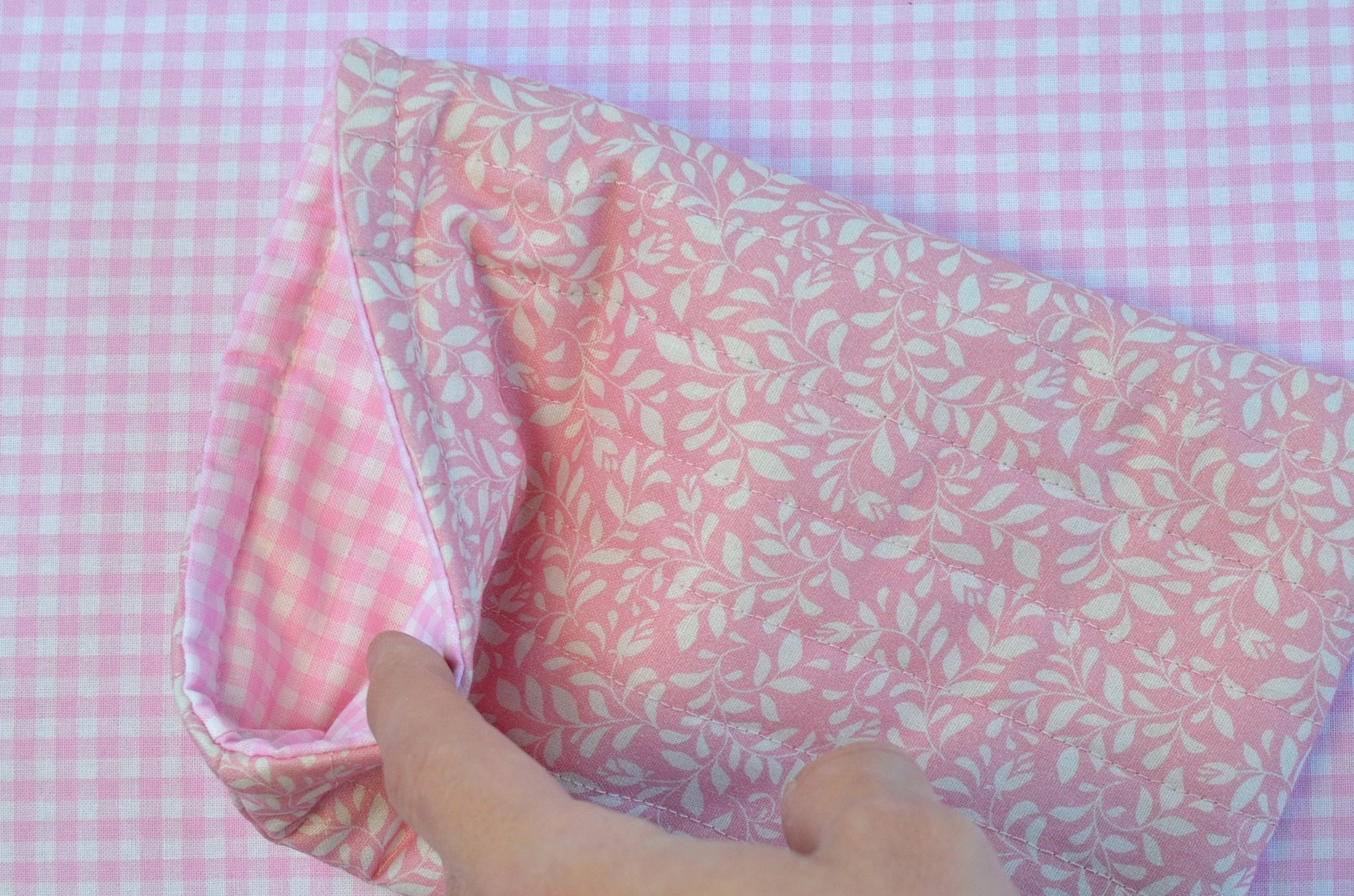 Pink Floral Book/E-book Sleeve