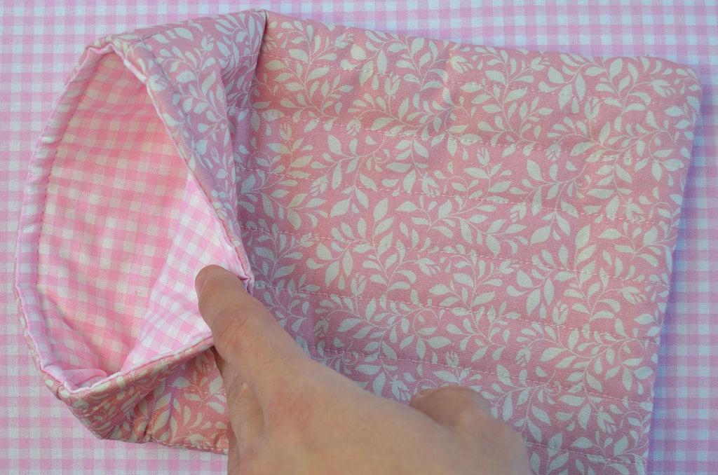 Pink Floral Book/E-book Sleeve