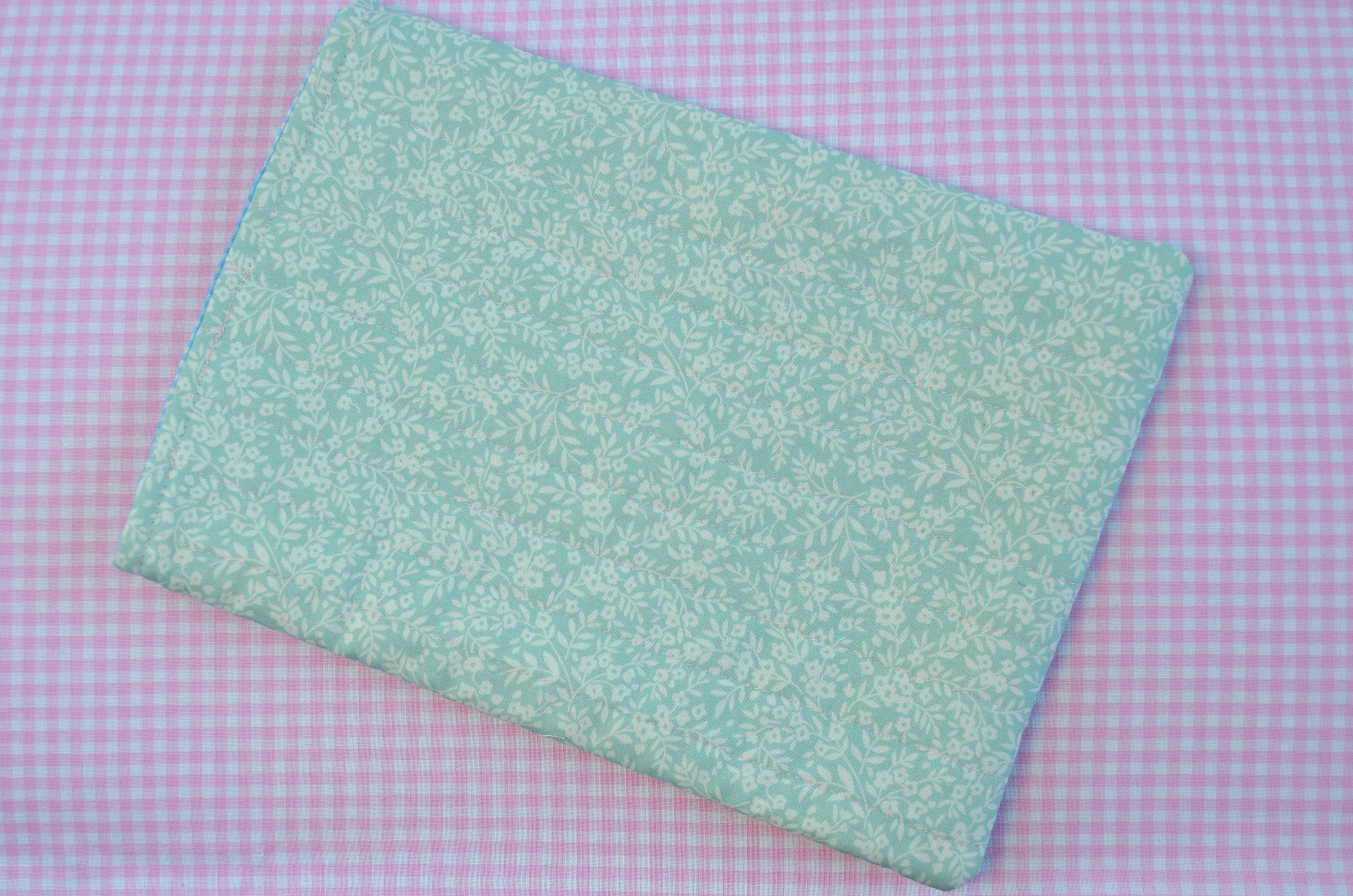 Turquoise Floral Book/E-book/Tablet Sleeve