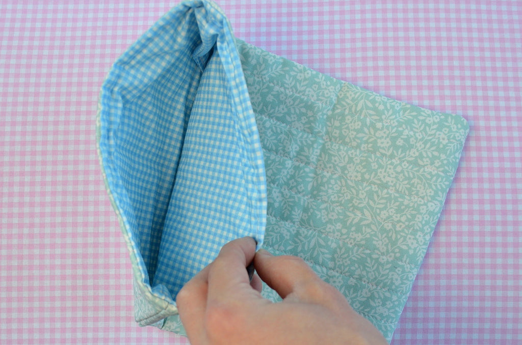 Turquoise Floral Book/E-book/Tablet Sleeve