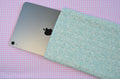 Turquoise Floral Book/E-book/Tablet Sleeve