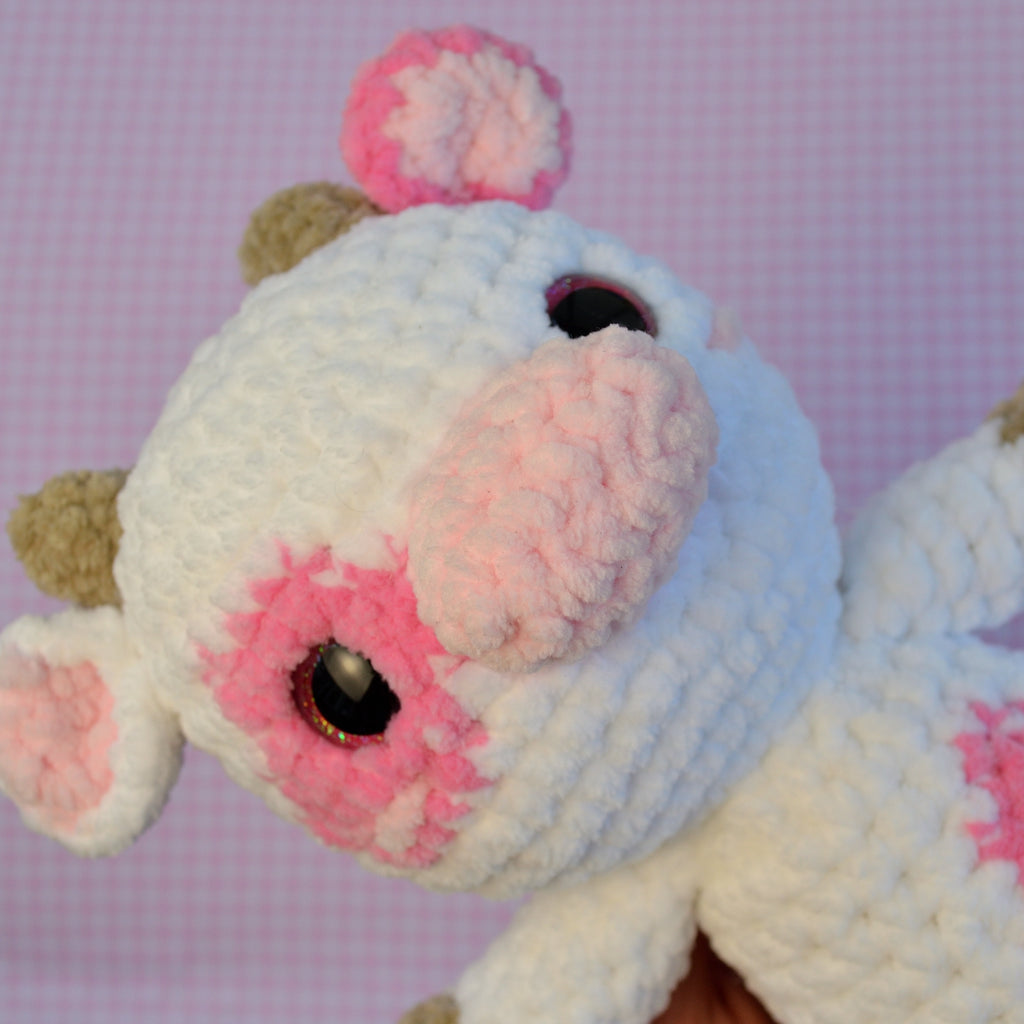 Standing Strawberry Cow