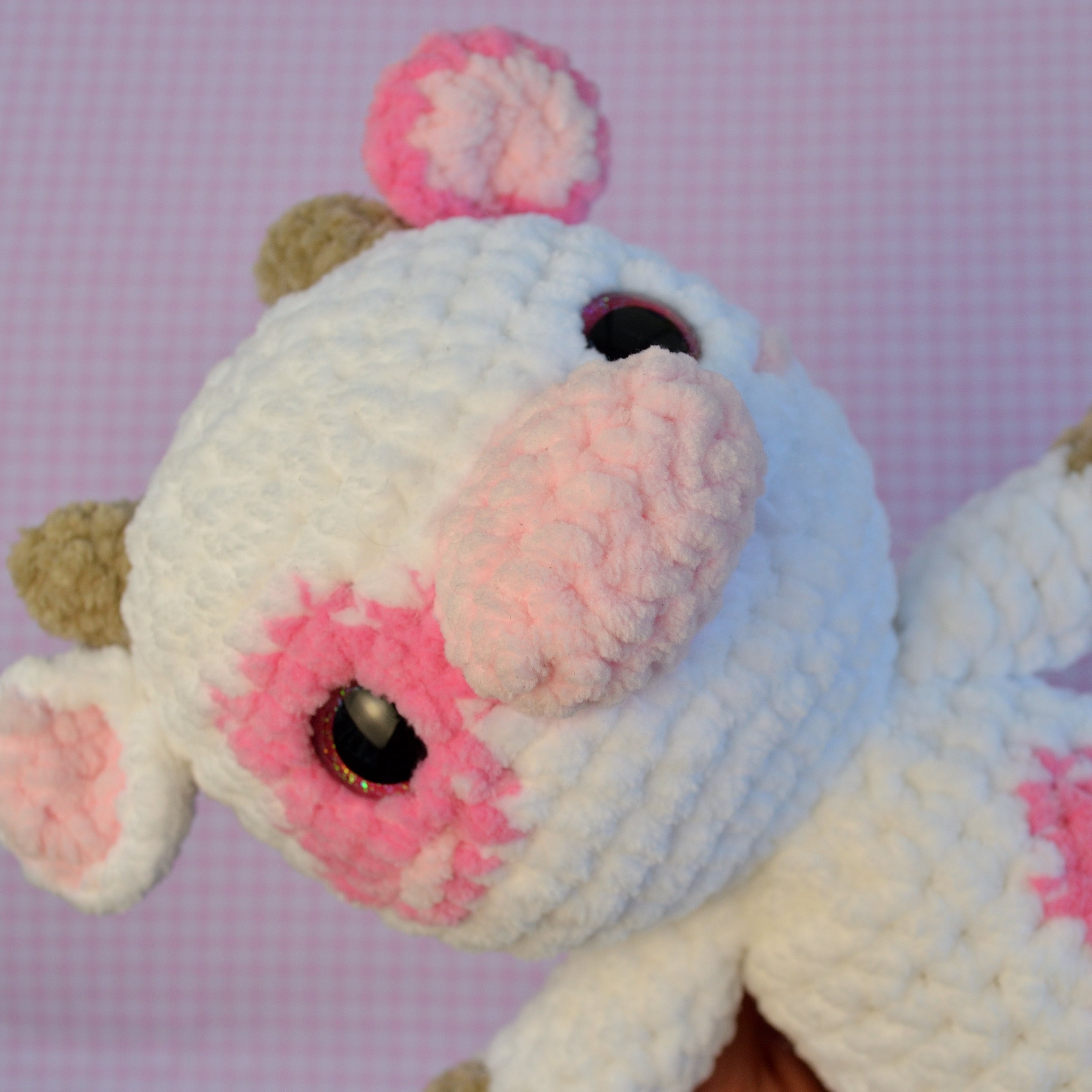 Standing Strawberry Cow