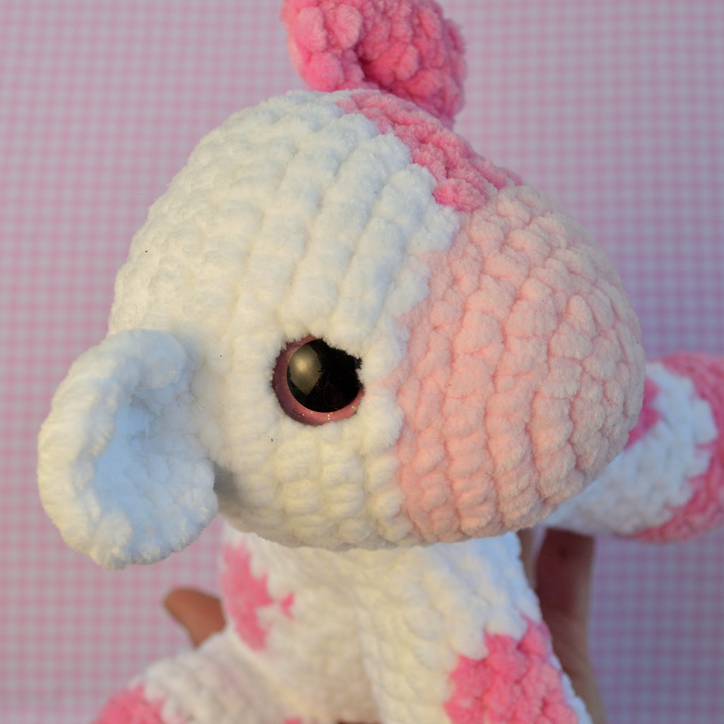 Sitting Strawberry Cow