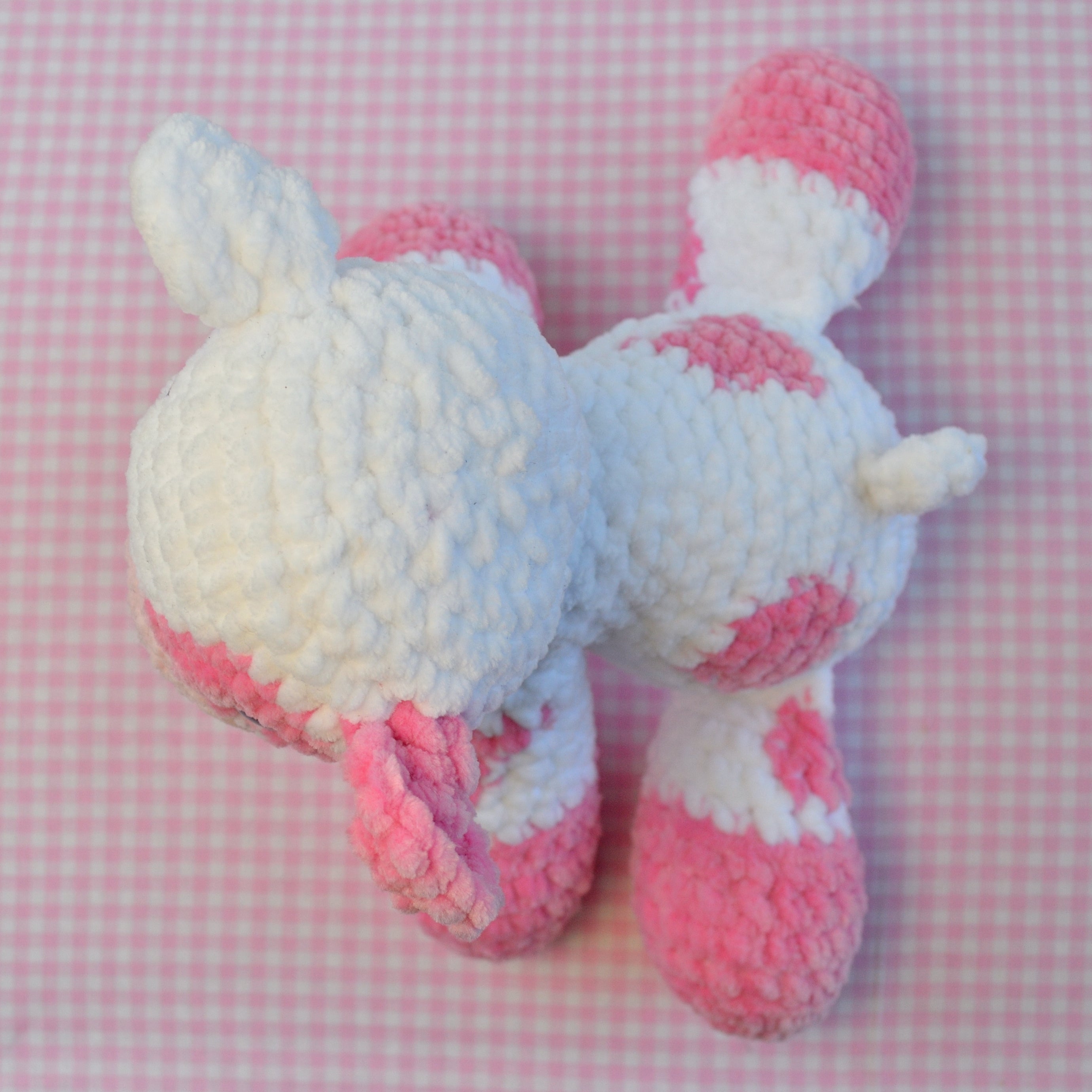 Sitting Strawberry Cow