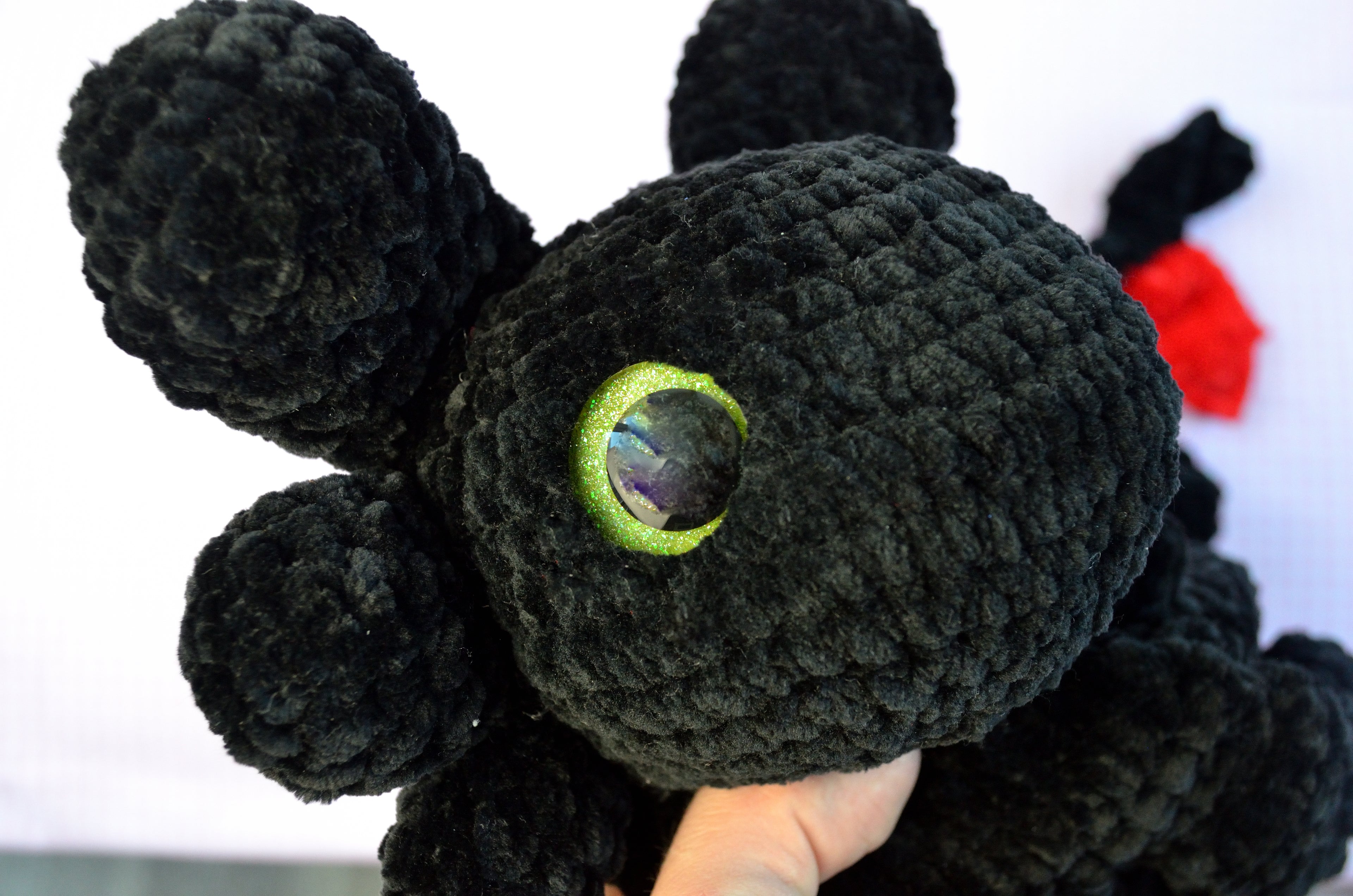 Handmade Crochet Dragon Snuggler
