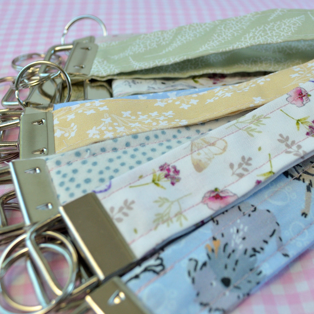 Light Green Handmade Wristlet
