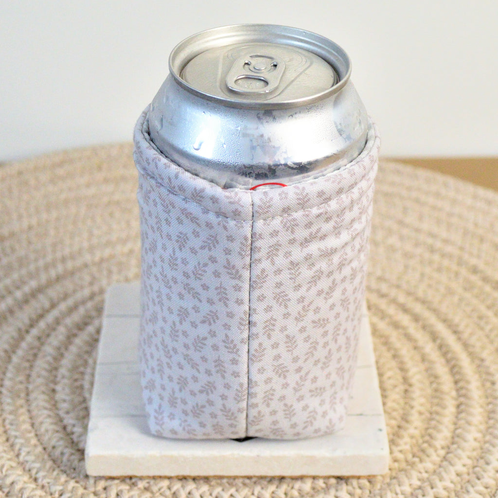 dove fern can koozie
