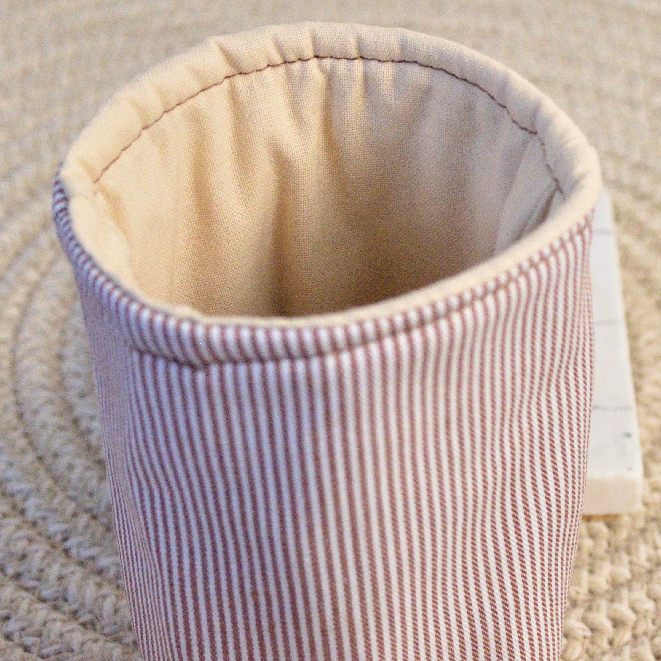 sienna stripe can koozie