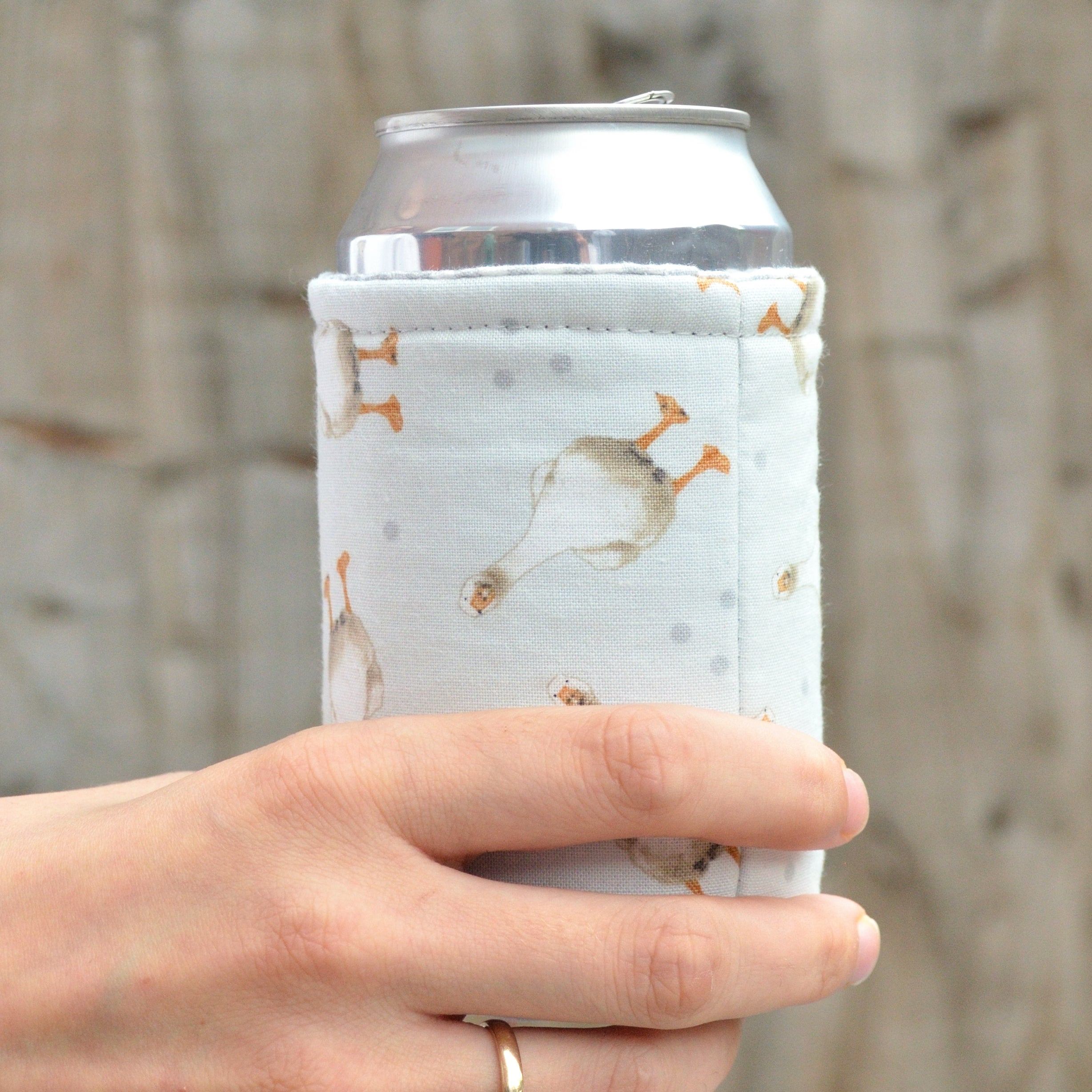 giddy goose can koozie