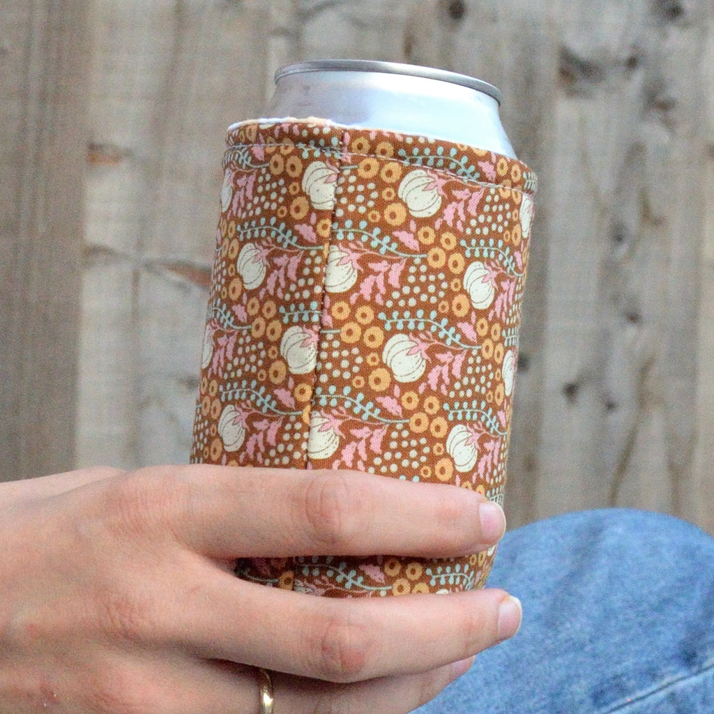 pumpkin patch can koozie