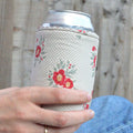 vicarage petal can koozie