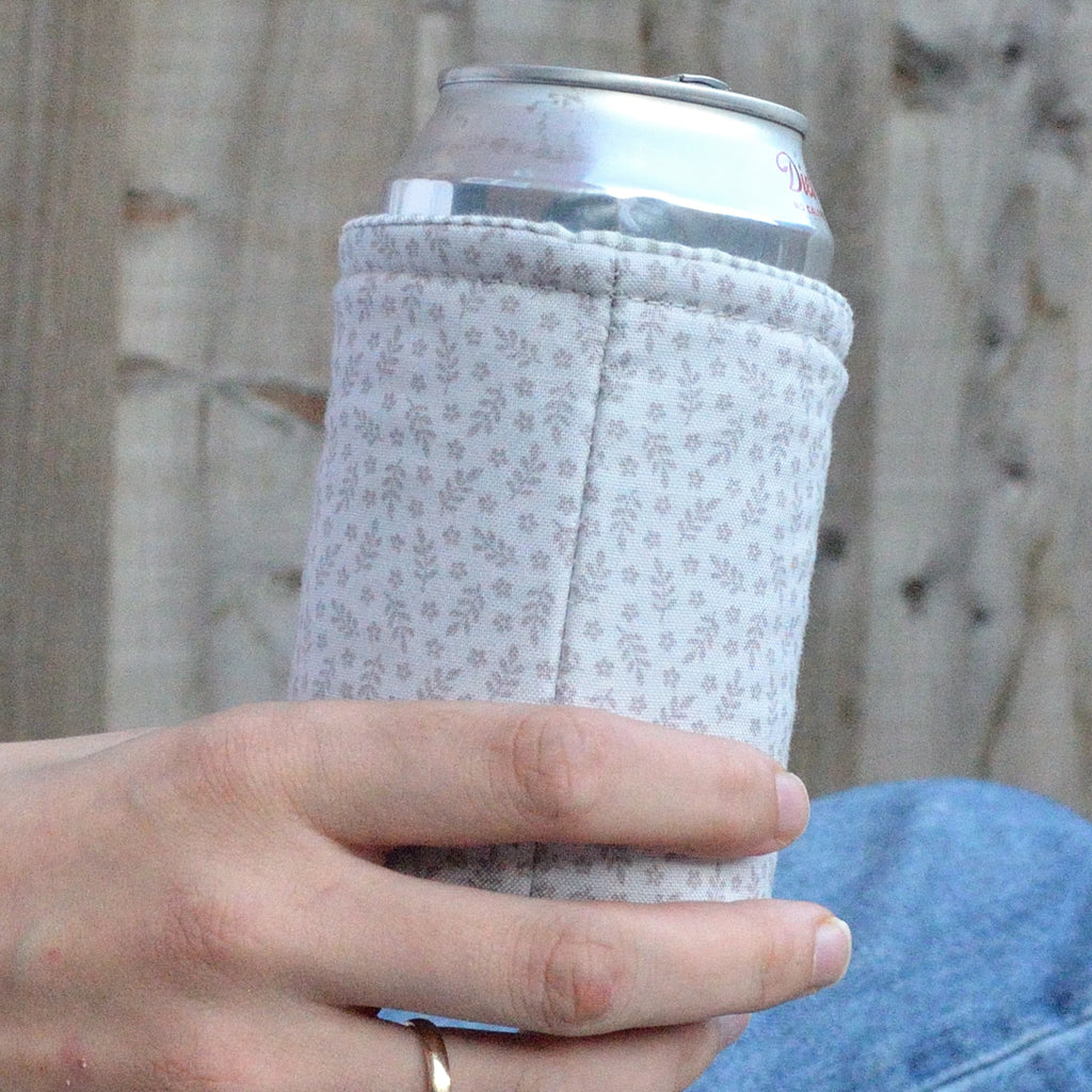 dove fern can koozie