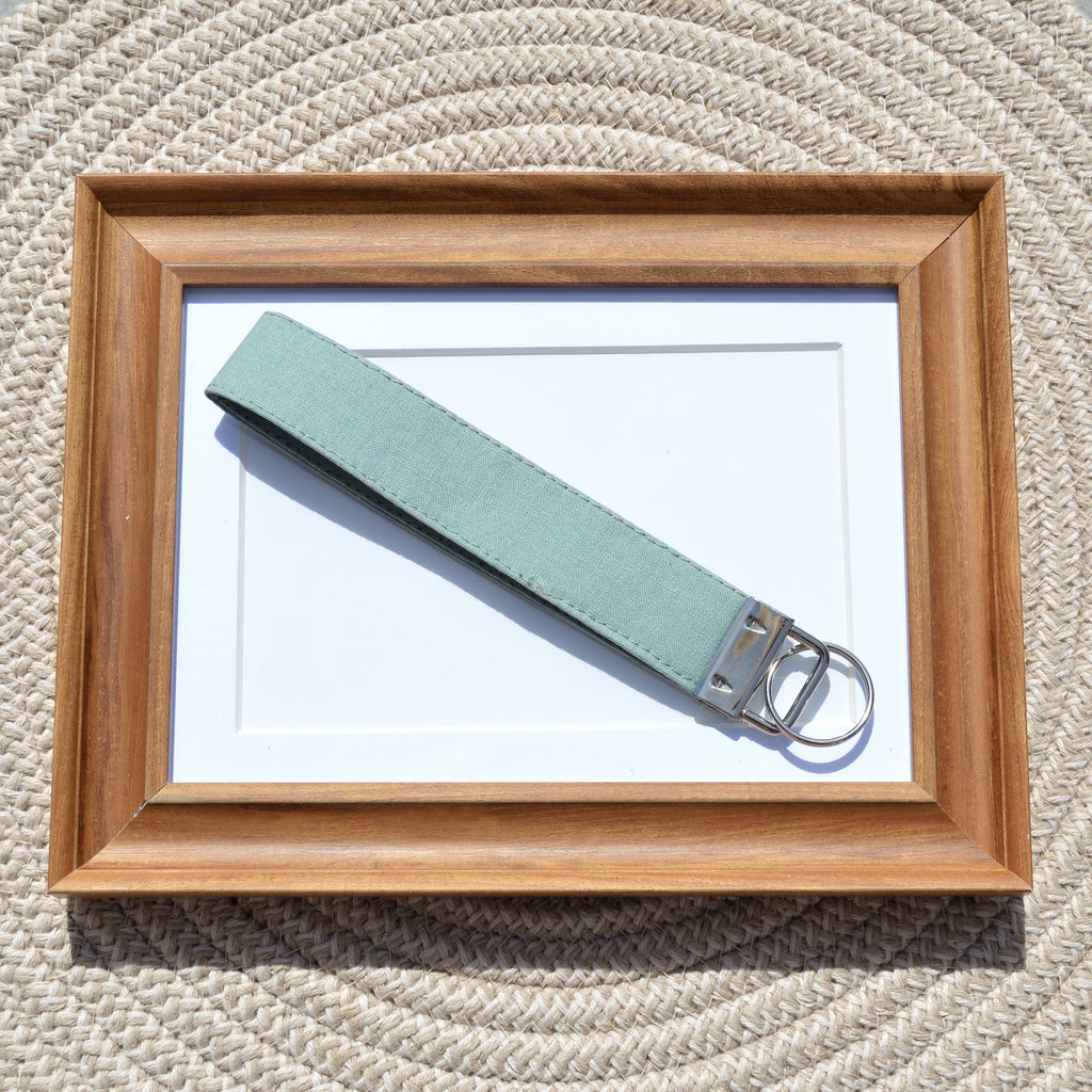pale teal wristlet