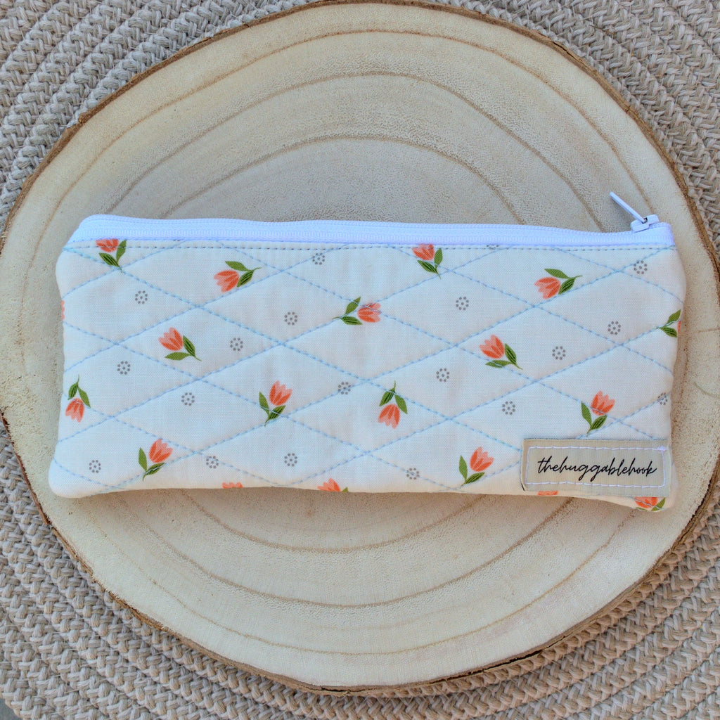tulip field pencil case