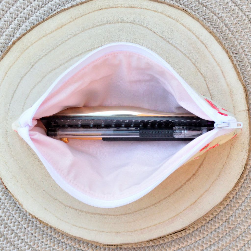 rosette pencil case