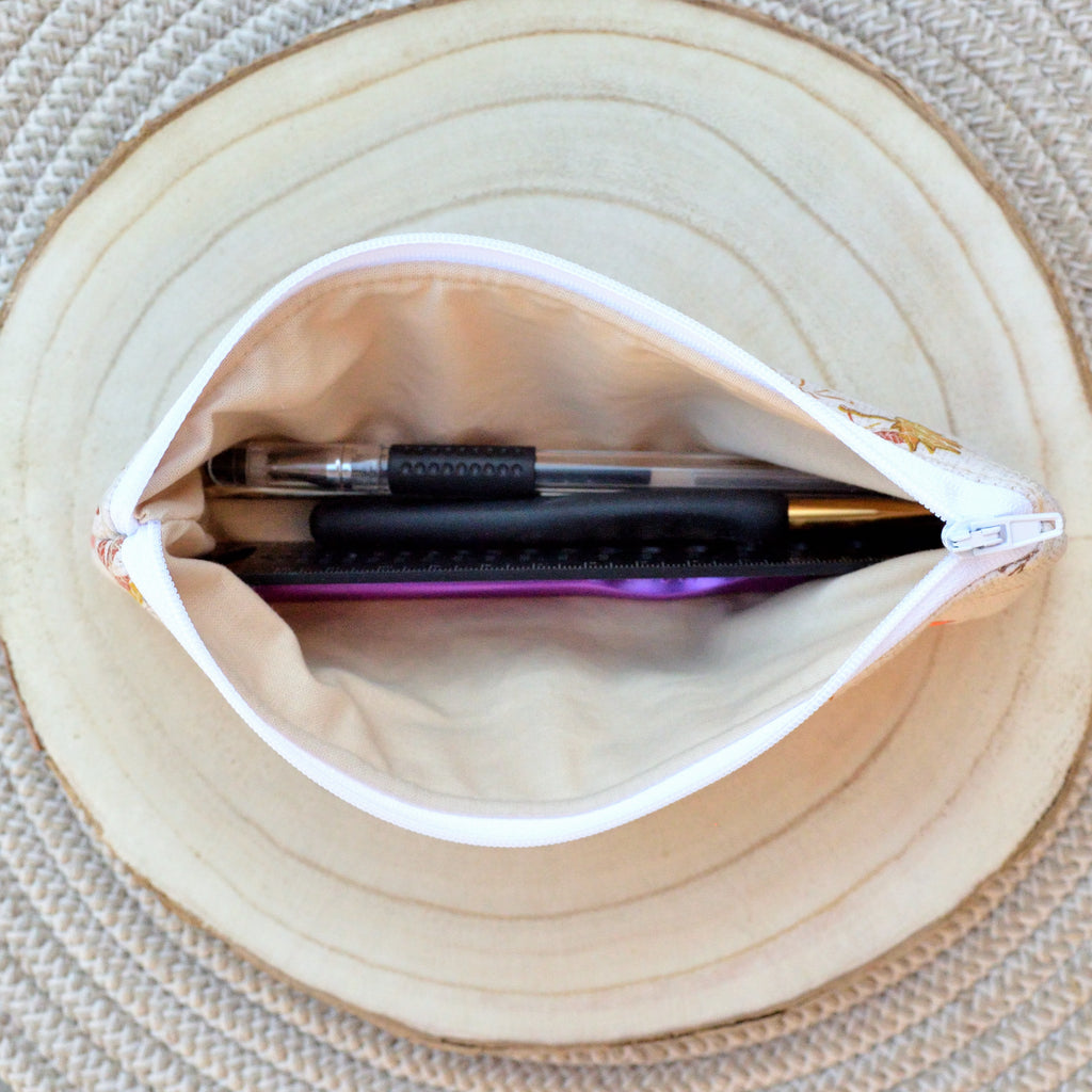 fallen leaves pencil case