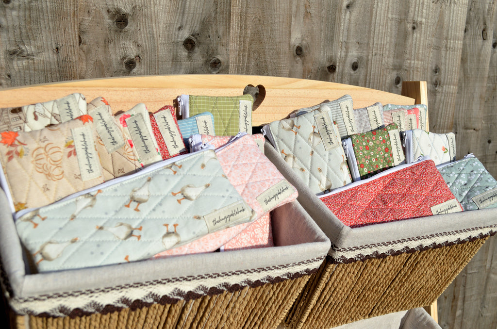 blush fern pencil case