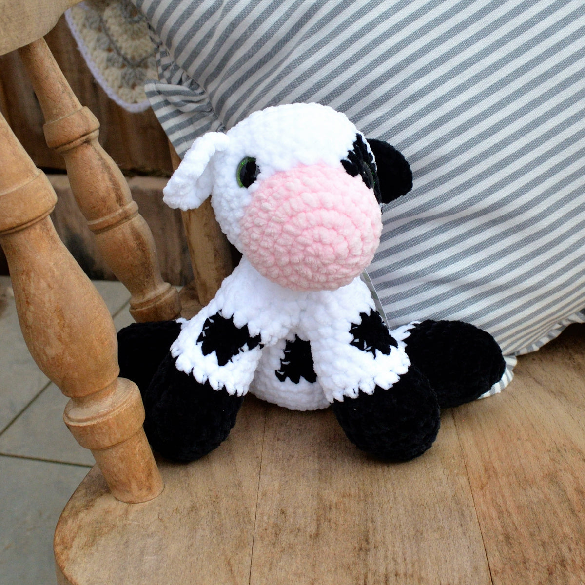sitting cow