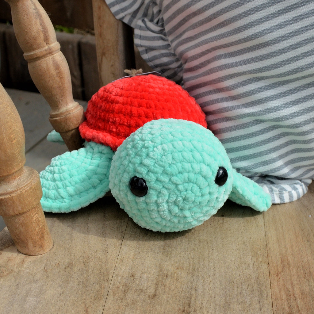 teal turtle