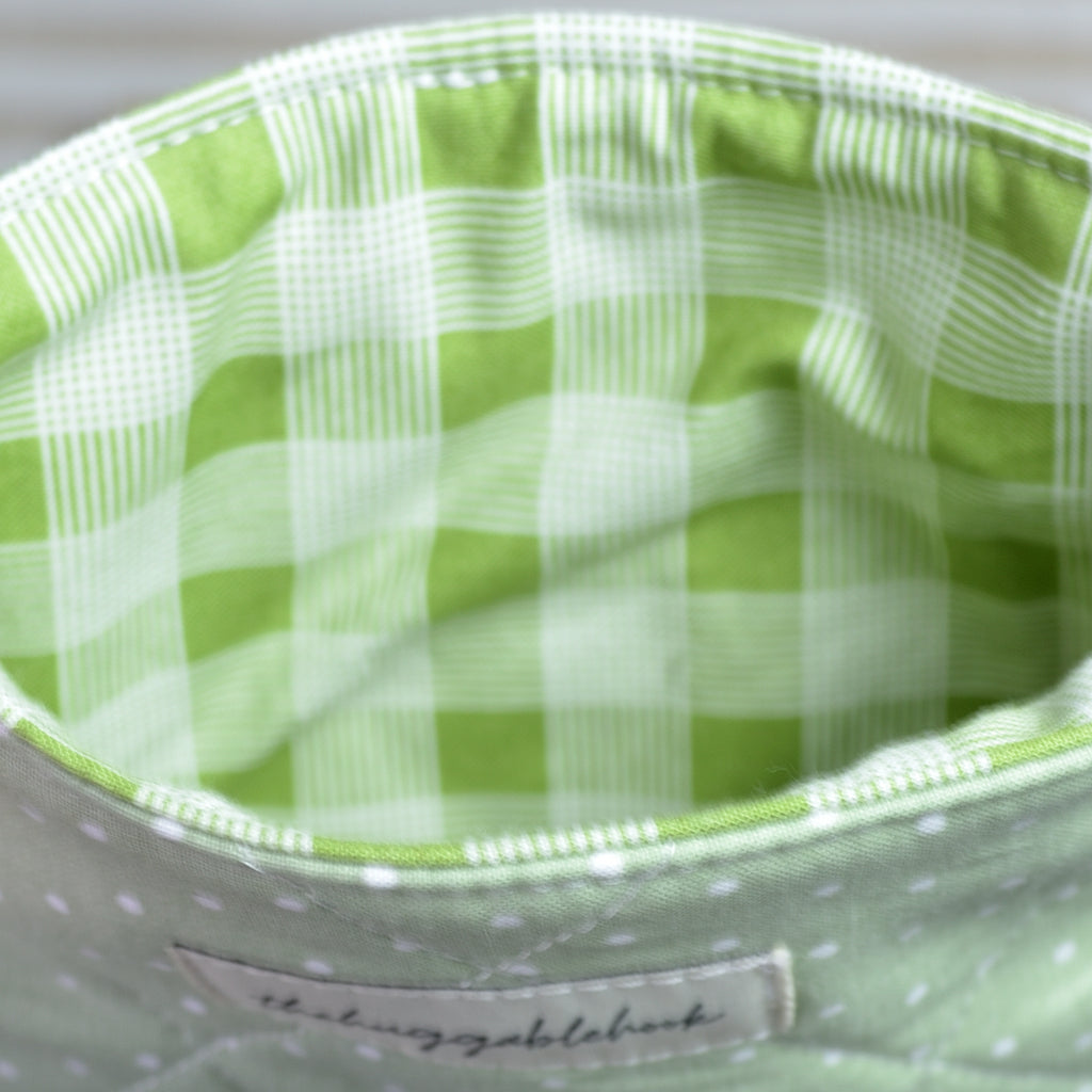 sage polka kindle sleeve