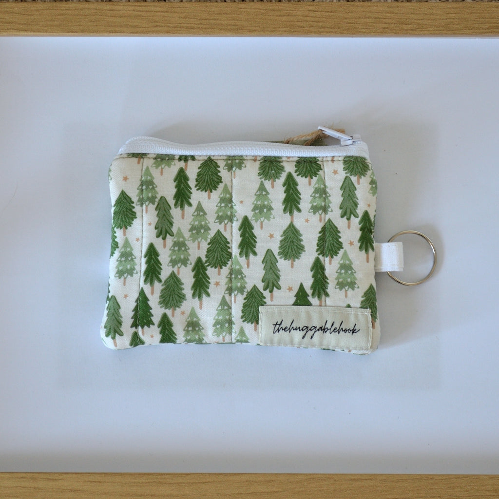 fir tree farm keychain wallet