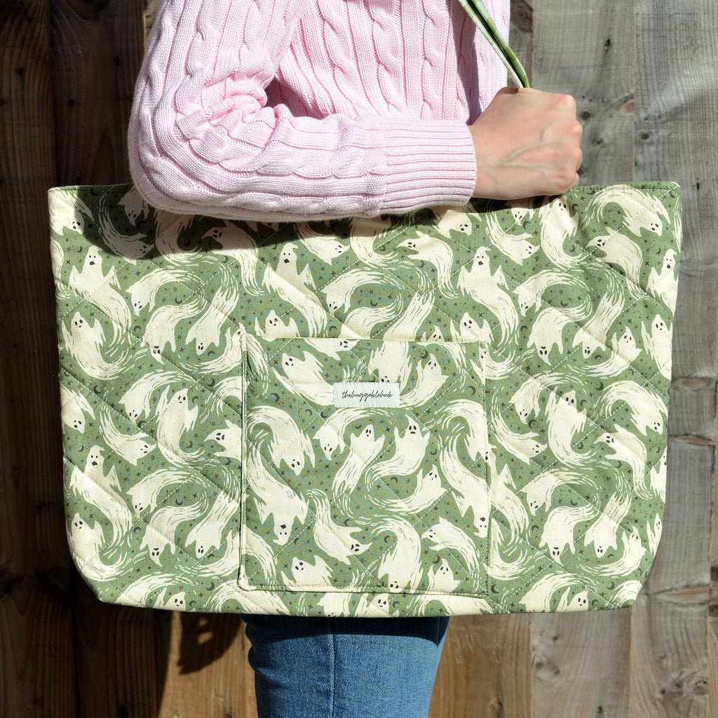 halloween night tote bag