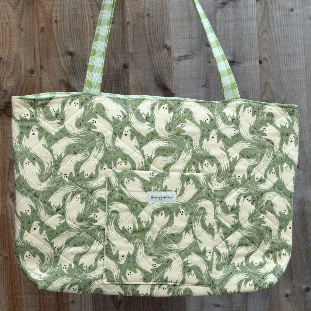 halloween night tote bag