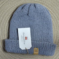 wool beanie - pebble