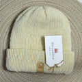 wool beanie - cream