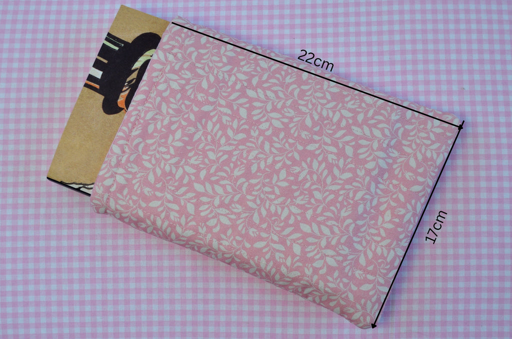 Yellow Floral Fabric Book/E-Book Sleeve