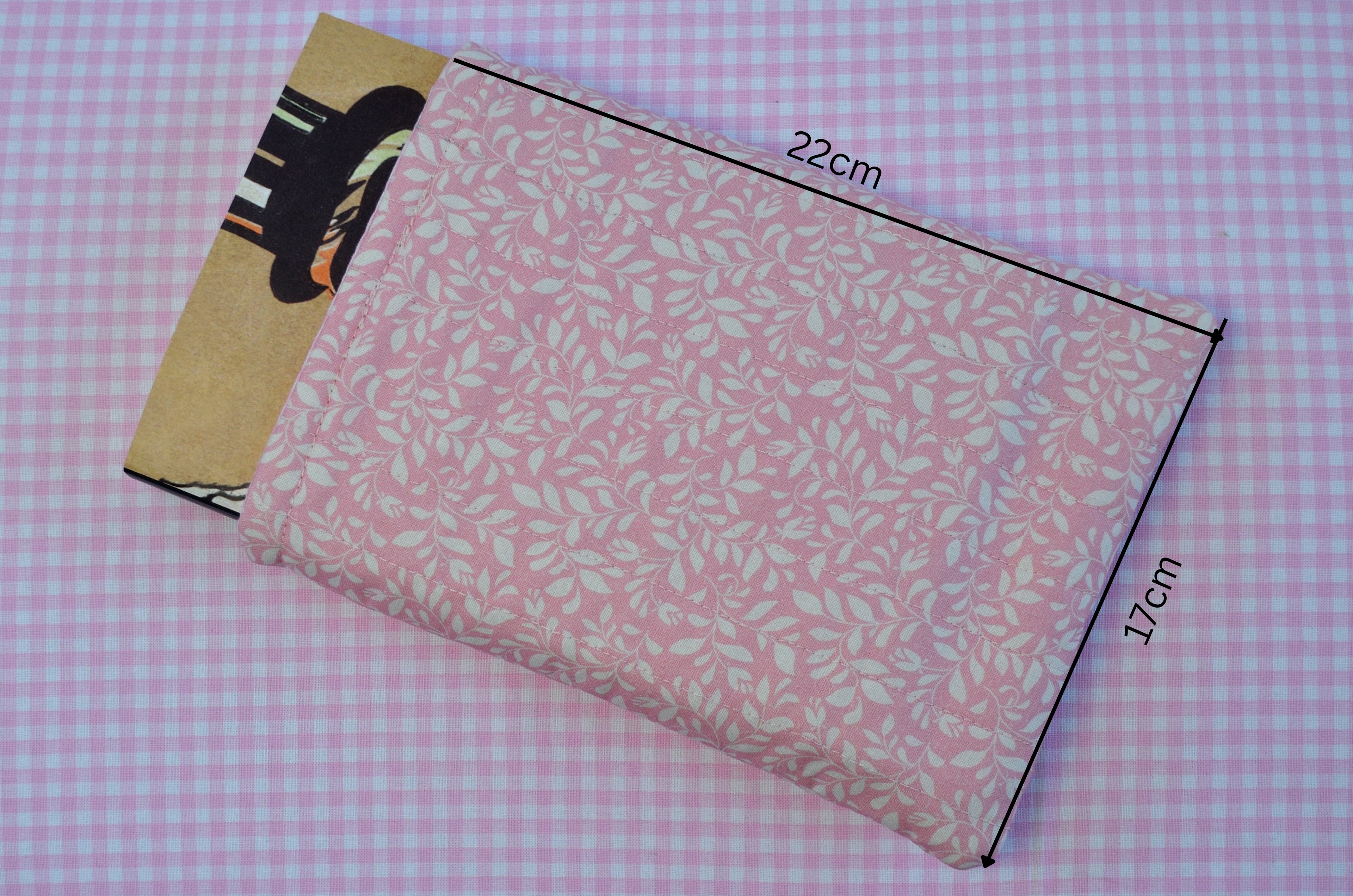 Yellow Floral Fabric Book/E-Book Sleeve